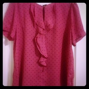 Sassy polka dot blouse 